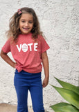 FP kids election "Vote" tee (white/red)