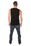 fabliving block muscle tee (black/black)