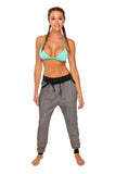fabulous people solid joggers (salt and pepper)