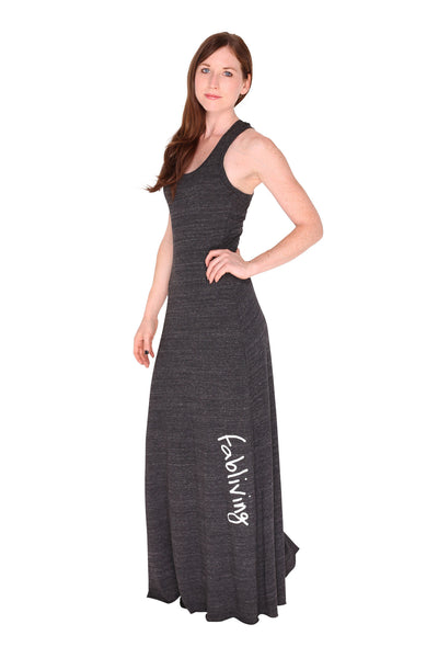 Alternative Apparel - Racerback Eco-Jersey Maxi Dress, Eco Grey