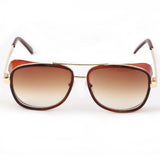 FP fabulous gold + tortoise aviator sunglasses (brown/brown)