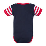 FP infant election "Babies for Biden" short sleeve one-piece (navy/red)