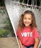FP kids election "Vote" tee (white/red)