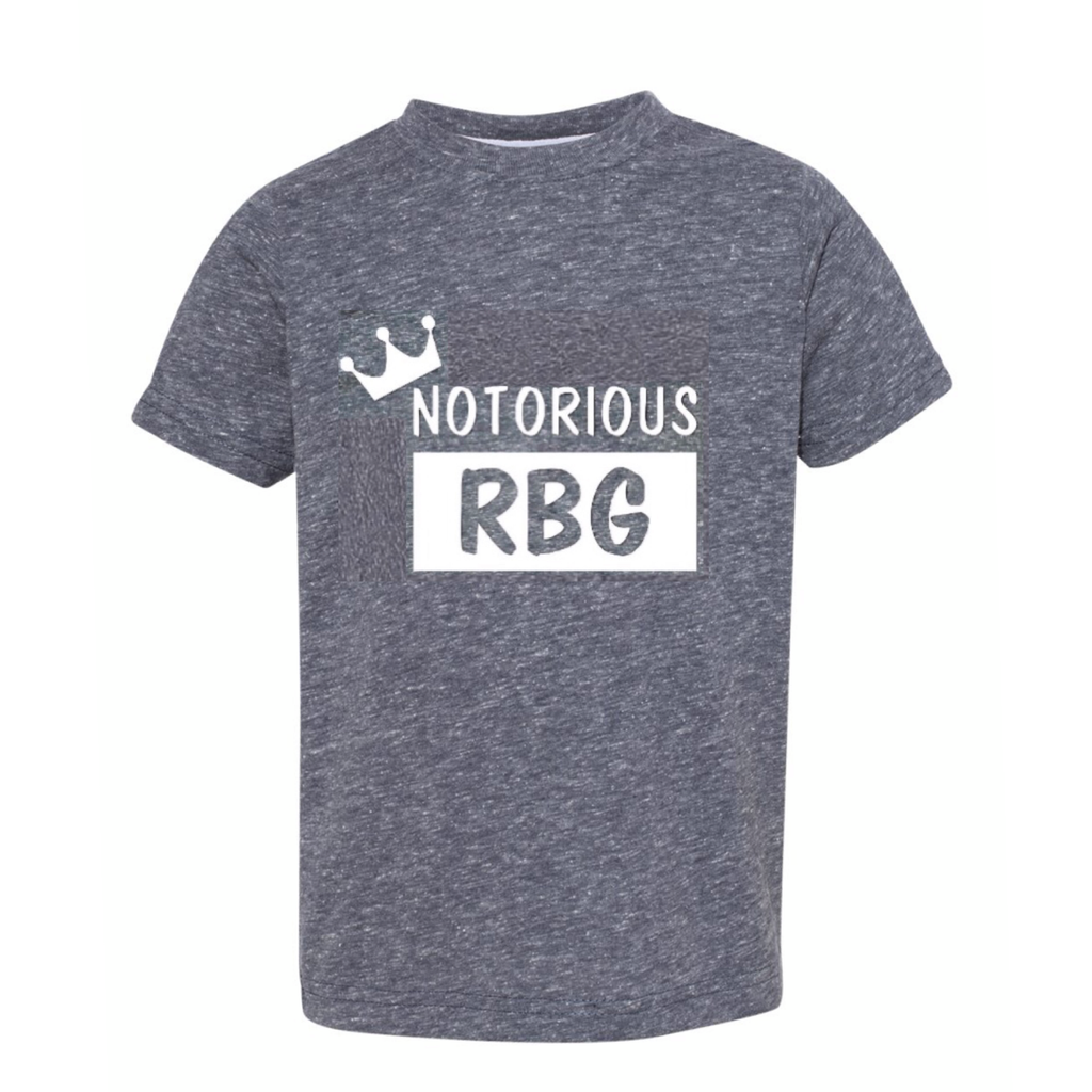 fabulous people election crewneck "Notorious RBG" tee (white/heather grey)