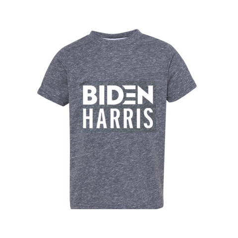 FP kids election "Biden Harris" tee (white/navy grey)