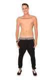 fabulous people solid jogger (black and grey)