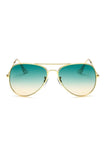 FP fabulous aviator sunglasses (gold/green tea)